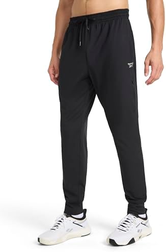 Reebok Men's Dominator Pant, Standard Fit, 30” Inseam, Lightweight